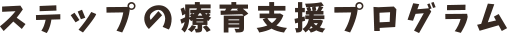 ステップの療育支援プログラム